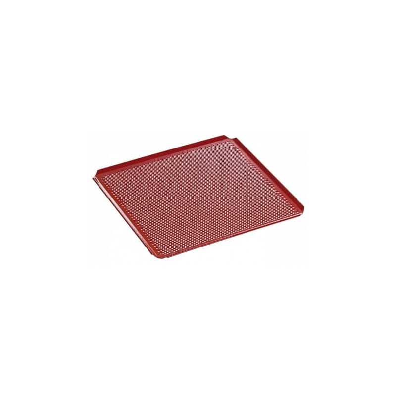 Plaque de cuisson GN 2/3 perforée revêtement silicone