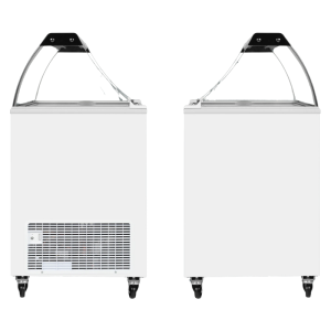 Vitrine na statickú zmrzlinu - 4 x 5 L