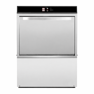 Profesionálna umývačka riadu s dávkovačom oplachovacieho prostriedku a čistiaceho prostriedku a odtokovým čerpadlom - 50 x 50 cm