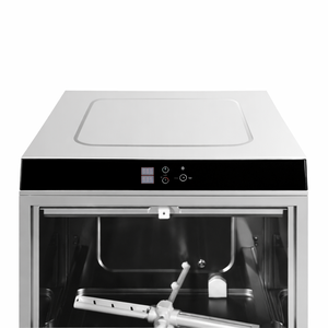 Profesionálna umývačka riadu s dávkovačom oplachovacieho prostriedku a čistiaceho prostriedku a odtokovým čerpadlom - 50 x 50 cm