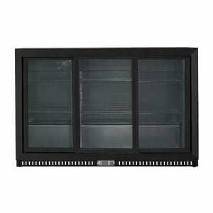 Zadný bar Chladiaci Skinplate - 3 Posuvné Sklenené Dvere - 328 L - Dynasteel