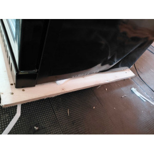 Zadný bar Chladiaci Skinplate - 3 Posuvné Sklenené Dvere - 328 L - Dynasteel