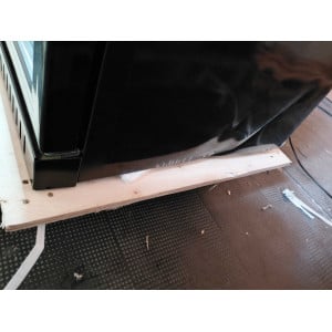 Zadný bar Chladiaci Skinplate - 3 Posuvné Sklenené Dvere - 328 L - Dynasteel