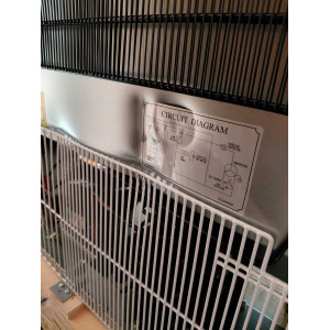 Pozitívna chladnička z nehrdzavejúcej ocele - 600 L - Polar