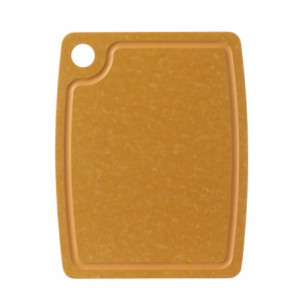 Cutting Board - Brown Wood Fiber - 370 x 275 mm - HENDI