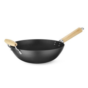Wok with Wooden Handle - ø 110 mm - HENDI