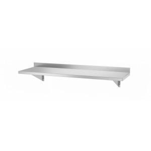 Étagère Murale avec 2 Supports - L 1000 x 300 mm - HENDI