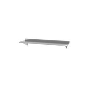 Étagère Murale avec 2 Supports - L 1200 x 300 mm - HENDI