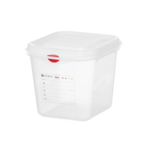 Bac GN 1/6 Transaprent en PP - 2,6 L - HENDI