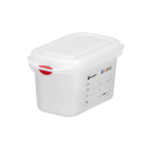 Bac GN 1/9 Transaprent en PP - 1 L - HENDI