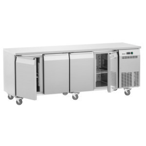Table Réfrigérée Positive - 4 Portes GN 1/1 - Hĺbka 700 - Bartscher