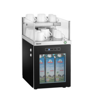 Combiné Réfrigérateur à Lait et Chauffe-Tasses - Bartscher
