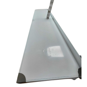 Nástenná polica z nehrdzavejúcej ocele - D 1500 x H 300 mm - Dynasteel