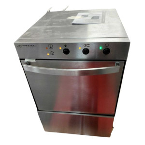 Profesionálna umývačka riadu s dávkovačom oplachovacieho prostriedku a čistiaceho prostriedku - 40 x 40 cm - Dynasteel