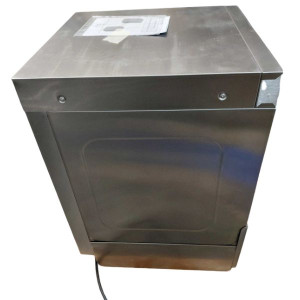 Lave-Vaisselle Professionnel avec Doseur de Liquide de Rinçage et Détergent - 40 x 40 cm - Dynasteel