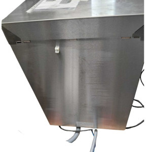 Profesionálna umývačka riadu s dávkovačom oplachovacieho prostriedku a čistiaceho prostriedku - 40 x 40 cm - Dynasteel