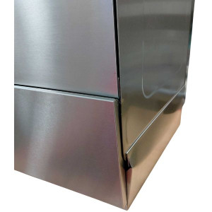 Profesionálna umývačka riadu s dávkovačom oplachovacieho prostriedku a čistiaceho prostriedku - 40 x 40 cm - Dynasteel