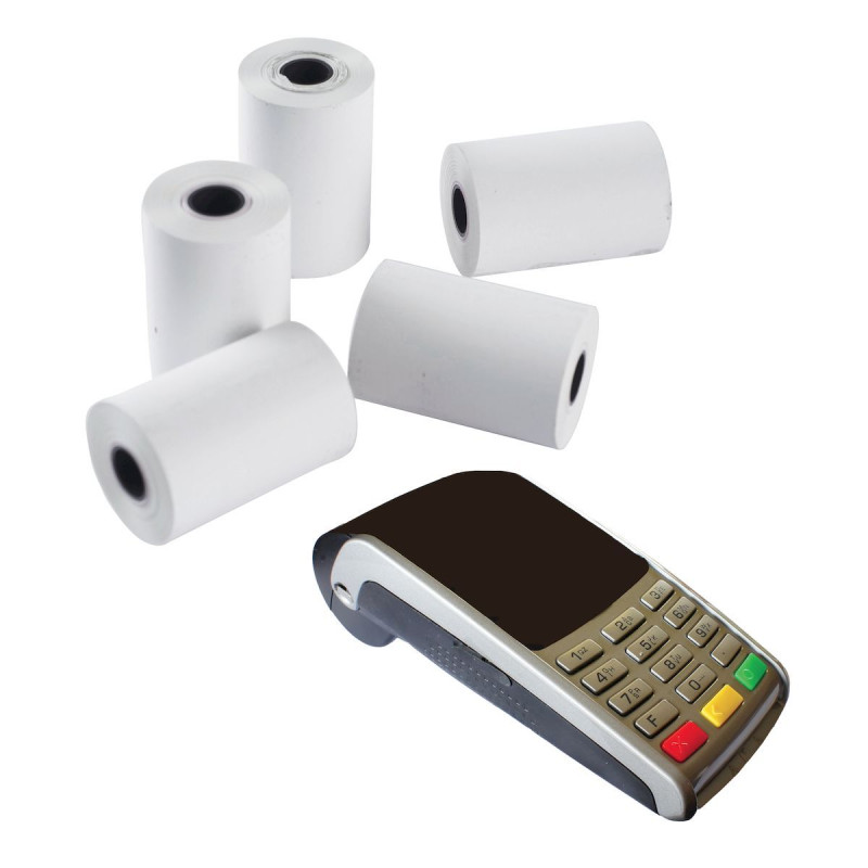 Termálna rolka papiera pre platobné terminály - 57 x 60 mm - Balenie 10 ks