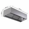 Odsávač pár Cubique 900 Led bez motora - Dynasteel KP 9/12L-LEDB-IMPEX