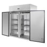 Pozitívna chladnička 1400 L Inox GN 2/1 – 2 dvere