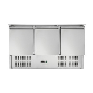 Compact 3-Door Saladette - With Sliding Lid Refurbished