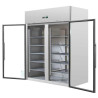 Armoire Réfrigérée Positive 2 Portes Vitrées GN2/1 - 1400 L