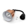 Lampe Chauffante Pro 250 W Ø 175 mm Cuivrée | Dynasteel