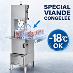 Píla na kosti Pro Dynasteel 2400 mm 2200 W 380 V Inox