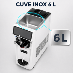 Stroj na mäkkú zmrzlinu 16 L/h 1050 W - Dynasteel