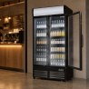Vitrine na nápoje 736 L 2 presklené dvere 2-8 °C R290