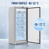 Mraznička 590 L Inox Ventilované Chladenie -22 °C