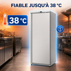 Mraznička 590 L Inox Ventilované Chladenie -22 °C