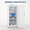 Mraznička 510 L Ventilovaná -18/-22°C Biela
