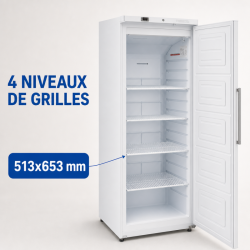 Mraznička 510 L Ventilovaná -18/-22°C Biela