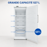 Ventilovaná chladnička 527 L +2/+8 °C — Plné dvere