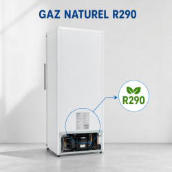 Ventilovaná chladnička 527 L +2/+8 °C — Plné dvere