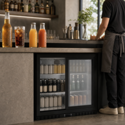 Zadný bar chladený 208 L - 2 posuvné dvere