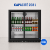 Zadný bar chladený 208 L - 2 posuvné dvere