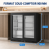 Zadný bar chladený 208 L - 2 posuvné dvere