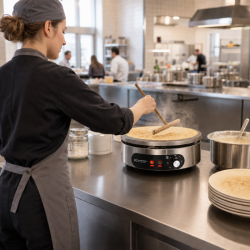 Crêpière Électrique Pro Ø 400 mm 3000 W — Liatinová doska