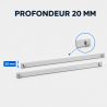 Pár koľajníc 460 mm pre chladiaci stôl