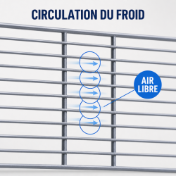 Grille pour Saladette 560 x 330 mm — Clayette Plastifiée
