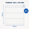 Clayette 450x470 mm Negatívna chladnička 200 L