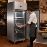 Armoire Réfrigérée Inox Négative GN2/1 - 650 L - Dynasteel