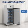Stainless Steel Negative Refrigerated Cabinet GN2/1 - 650 L - Dynasteel