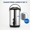 Distributeur Boissons Isotherme 7,5 L Inox AISI 304
