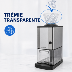 Elektrický drvič ľadu 12 kg/h 60 W nerez