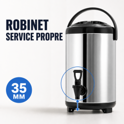 Distributeur Boissons Isotherme 7,5 L Inox AISI 304