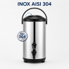 Distributeur Boissons Isotherme 7,5 L Inox AISI 304