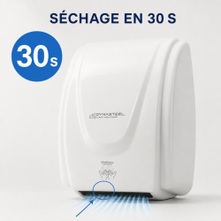 Profesionálny sušič rúk 2100 W ABS biely — Sušenie 30 s
